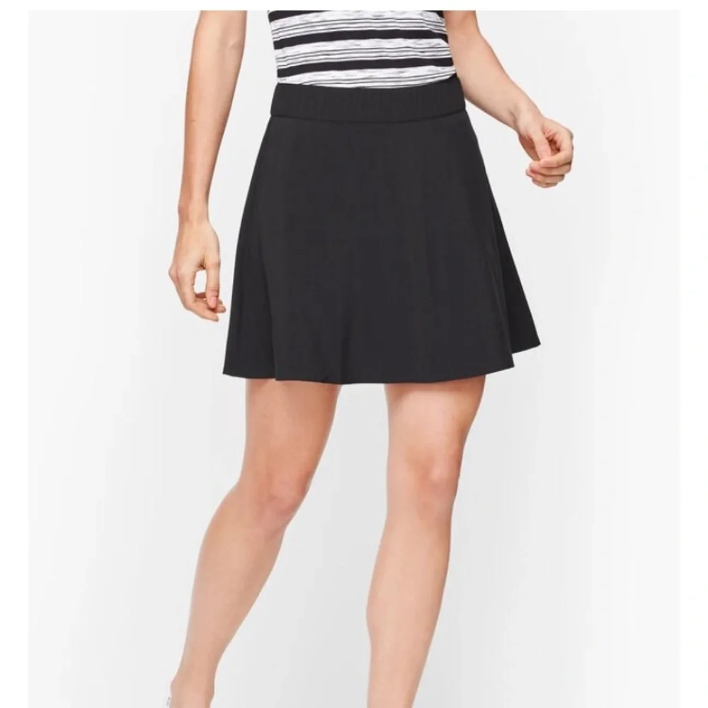 Talbots Black Athletic Tennis Skirt with Shorts